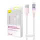 Fast Charging cable Baseus USB-A to Lightning Explorer Series 2m, 2.4A (pink)