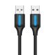 USB 2.0 cable Vention COJBC 2A 0.25m Black PVC