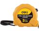 Steel Measuring Tape 3m/16mm Deli Tools EDL9003B (yellow)