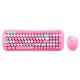 Wireless keyboard + mouse set MOFII Candy XR 2.4G (pink)