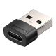 Adapter USB 2.0 muški na USB-C ženski Vention CDWB0 crni