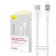 Fast Charging cable Baseus USB-A to Lightning Explorer Series 2m, 2.4A (white)