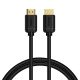 Baseus 2x HDMI 2.0 4K 60Hz Cable, 3D, HDR, 18Gbps, 2m (black)