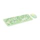 Wireless keyboard + mouse set MOFII 666 2.4G (Green)