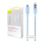 Fast Charging cable Baseus USB-C to Lightning Explorer Series 2m, 20W (blue)