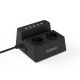 Power strip / HUB Orico ODC-2A5U-V1-EU-WH 5x USB 2.4A 2500W (black)