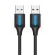 USB 2.0 cable Vention COJBI 2A 3m Black PVC