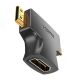 Adapter 2u1 HDMI na Micro/Mini HDMI Vention AGFB0 4K 30Hz (crni)