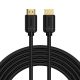 Baseus 2x HDMI 2.0 4K 60Hz Cable, 3D, HDR, 18Gbps, 5m (black)