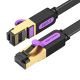 Flat mrežni kabel UTP CAT7 Vention ICABJ RJ45 Ethernet 10Gbps 5m crni