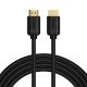 Baseus 2x HDMI 2.0 4K 60Hz Cable, 3D, HDR, 18Gbps, 3m (black)