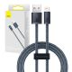 Baseus Dynamic Series kabel USB na Lightning, 2.4A, 2m (sivo)