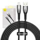 USB kabel za Lightning Baseus Glimmer Series, 2.4A, 2m (crni)