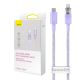 Fast Charging cable Baseus USB-C to Lightning Explorer Series 2m, 20W (purple)