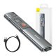 Baseus Orange Dot Multifunctionale remote control for presentation, with a laser pointer - gray