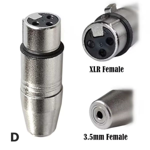 Adapter 3,5mm TRS Ženski na XLR Muški