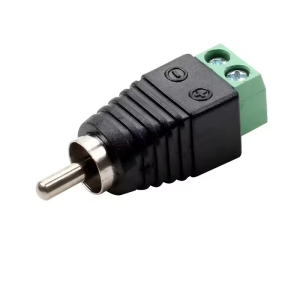 RCA (M) konektor s klemama