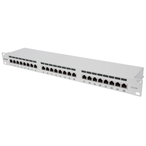 RACK PATCH PANEL CAT.6 FTP 24 PORT