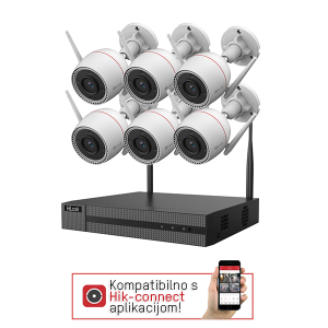 Video komplet 4MP 6 kamera Ezviz WiFi ColorVu
