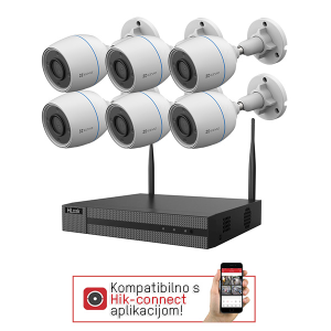 Video komplet 2MP 6 kamera Ezviz WiFi