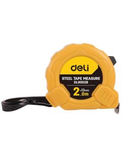 Čelična mjerna traka 2m/13mm Deli Tools EDL9002B (žuta)