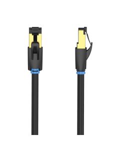 Mrežni kabel CAT8 SFTP Vention IKABF RJ45 Ethernet 40Gbps 1m crni