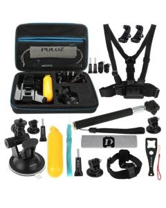 Puluz 20 u 1 dodaci Ultimate Combo Kits za sportske kamere PKT11