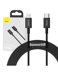 Baseus Superior Series Cable USB-C to iP, 20W, PD, 2m (black)