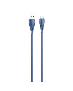 LDNIO LS612 USB - Micro USB 2m, 30W kabel (plavi)