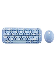 Wireless keyboard + mouse set MOFII Candy 2.4G (Blue)