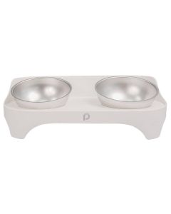 Bowls for dogs and cats Paw In Hand (White)