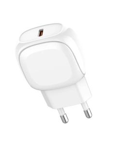 LDNIO A1206C zidni punjač, USB-C, 27 W + USB-C na Lightning kabel (bijeli)