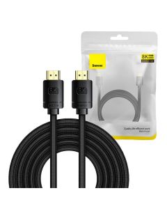 HDMI na HDMI kabel Baseus High Definition 5m, 8K (crni)