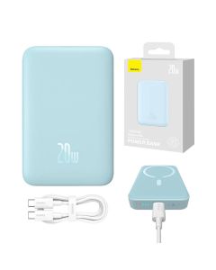 Powerbank Baseus Magnetic Mini 10000mAh, USB-C 20W MagSafe (plavi)