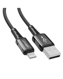 Cable USB to Lightning Acefast C1-02, 1.2m (czarny)