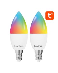 Pametna Led žarulja Laxihub LAE14S (2 komada) WiFi Bluetooth Tuya