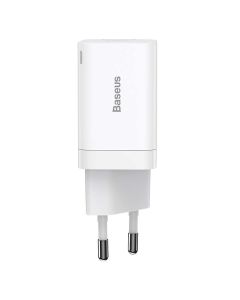 Baseus Super Si Pro Quick Charger USB + USB-C 30W (bijeli)