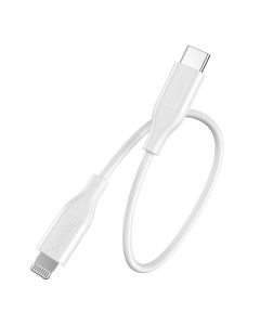 Cable Choetech IP0040 USB-C to Lightning PD18/30W 1,2m (white)