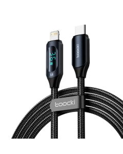 Toocki kabel za punjenje USB CL, 1m, 36W (crni)