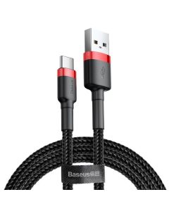 Baseus Cafule kabel USB-C 3A 0,5m (crveni+crni)