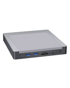 INVZI MagHub 8-in-1 USB-C Docking Station / Hub for iMac with SSD Bay (Gray)