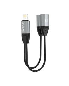 Audio adapter Dudao L17i Lightning na 2x Lightning (crni)