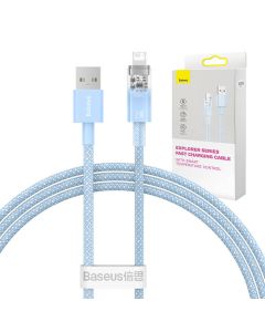 Kabel za brzo punjenje Baseus Explorer USB na Lightning 2.4A 1M (plavi)