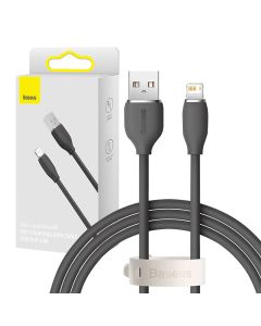 Baseus Jelly kabel USB na Lightning, 2,4A, 1,2m (crni)