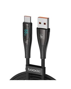 Toocki kabel za punjenje USB AC 1m 66W (crni)