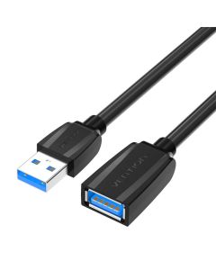 Produžni kabel USB 3.0 muški USB na ženski USB Vention VAS-A45-B150 1,5 m (crni)