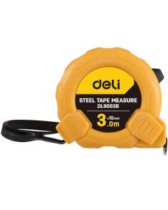 Čelična mjerna traka 3m/16mm Deli Tools EDL9003B (žuta)