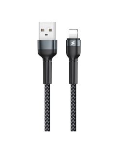 Kabel USB Lightning Remax Jany Alloy, 1m, 2.4A (crni)