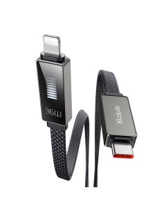 Cable Mcdodo CA-4960 USB-C to Lightning with display 1.2m (black)