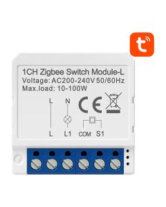 Smart Switch Module ZigBee Avatto LZWSM16-W1 No Neutral TUYA